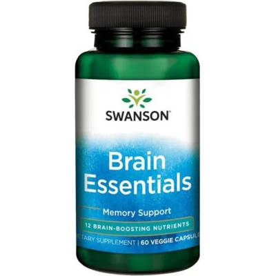 Swanson Brain Essentials, 60 растителни капсули, Swanson (SWC094)