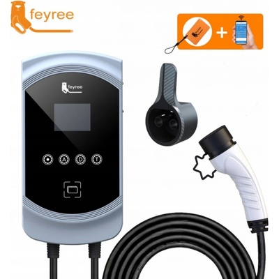 FEYREE Wallbox výkon 22KW typ 2 - 32A 3 fáze Wi-Fi & RFID - Tesla + | Zboží Auto