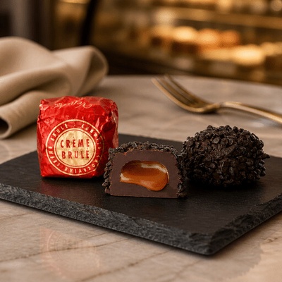 Venchi Chocoviar Crème Brûlée pralinka so slaným karamelom 1 ks