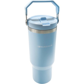 Image 1 of Karrimor 900ml Flip Straw Bottle - Baby Blue