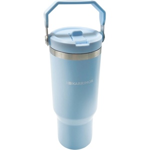 Karrimor 900ml Flip Straw Bottle - Baby Blue