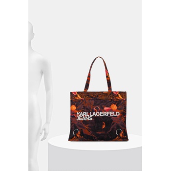 Karl Lagerfeld Jeans Чанта Karl Lagerfeld Jeans в лилаво A4W50041 (A4W50041)