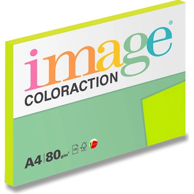 Papír barevný A4 80 g Image Coloraction NeoGn RIO reflexní zelená 100 ks