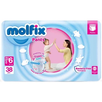 Molfix Бебешки гащи Molfix 6 - 38 броя