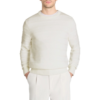 Celio Кремав мъжки пуловер Celio Leaaron Celio | Byal | МЪЖЕ | S