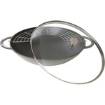 Staub Уок 37 cm, графитено сив, чугун, Staub (ST1313918)
