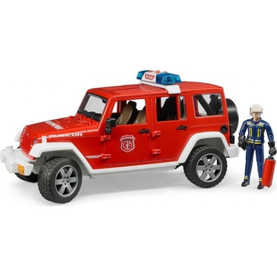 Bruder 2528 Jeep Wrangler Požiarnici s figúrkou