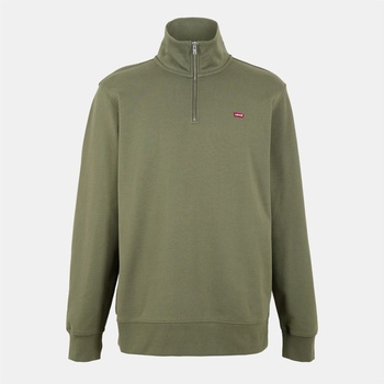 Levi's Блуза Levis Quarter Zip Sweatshirt - Moss Olive