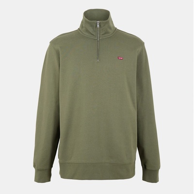 Levi's Блуза Levis Quarter Zip Sweatshirt - Moss Olive