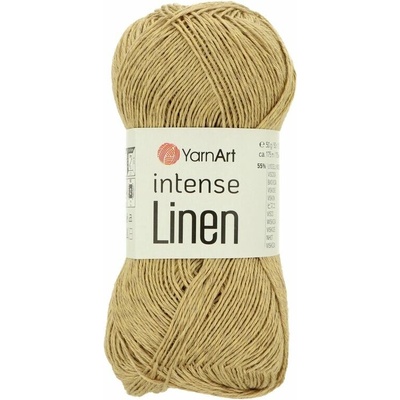 YarnArt Intense linen 4104 svetlo hnedá