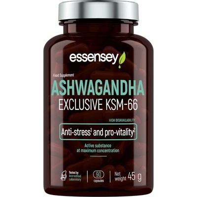 ESSENSEY Ashwagandha Exclusive KSM-66 90 kapslí