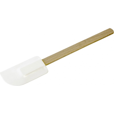 DREVOTVAR Stierka na cesto 28,5 cm, biela guma / drevo