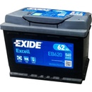 Exide Excell 12V 62Ah 540A EB620