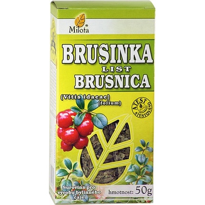 Milota Brusinka obecná brusnice list 50 g