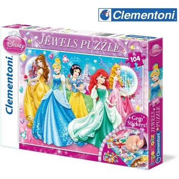 Disney Princess Пъзел 104 части Disney Princess Jewels CLEMENTONI