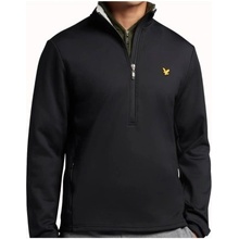 Lyle and Scott pánsky golfový sveter WindJammer Midlayer čierna