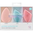 Real Techniques sponge+ Miracle Cleanse čistiaca hubka na tvár 1 ks + Miracle Airblend precízna hubka na make-up 1 ks + Miracle Powder precízna hubka na make-up 1 ks