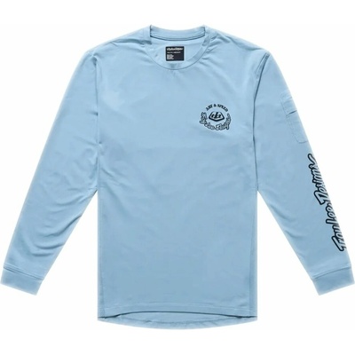 Troy Lee Designs Ruckus Ride youth LS tee carbs dawn blue dětský