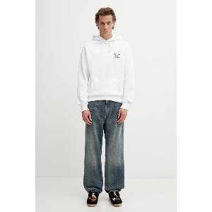 Drôle de Monsieur Памучен суичър Le Hoodie Slogan (PERM.HO162.CO127.WT)