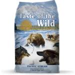 Taste of the Wild Pacific Stream Canine Formula with Smoked Salmon - суха храна без зърнени култури за кучета с протеини от пушена сьомга за поддържане на здравето и енергията