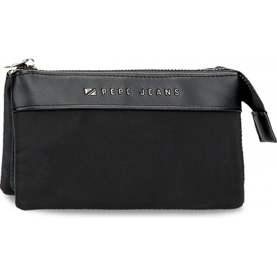 Pepe Jeans Morgan Black Trojkomorová peňaženka 7924331