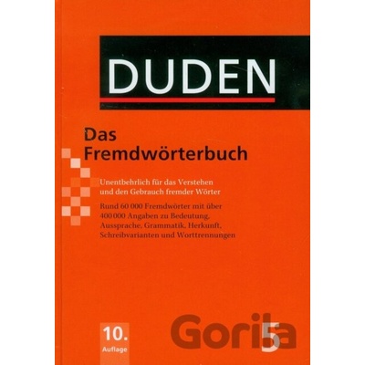 Duden 5 - Das Fremdworterbuch - Max Hueber Verlag