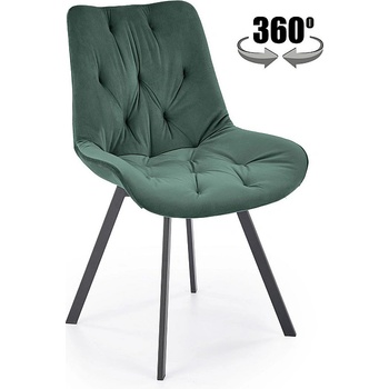 Halmar Трапезен стол k519 тъмнозелен