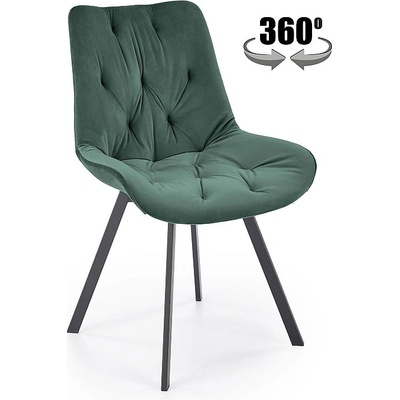 Halmar Трапезен стол k519 тъмнозелен