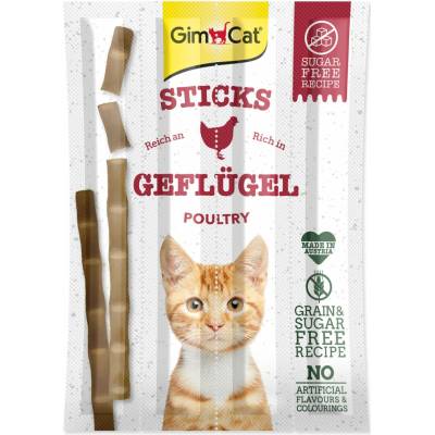 GimCat drůbež, tyčinky 4 ks