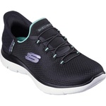 Skechers Slip-Ins: Summits - Diamond Dream - Black/Turquoise