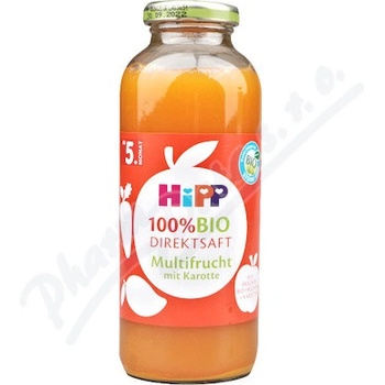 HiPP 100% Bio JUICE Ovocná šťáva s karotkou 330 ml