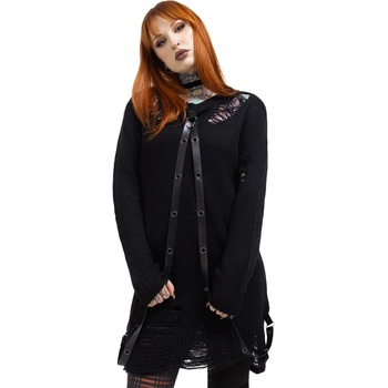 KILLSTAR дамски пуловер KILLSTAR - Lunar Grit - Черен - KSRA011450