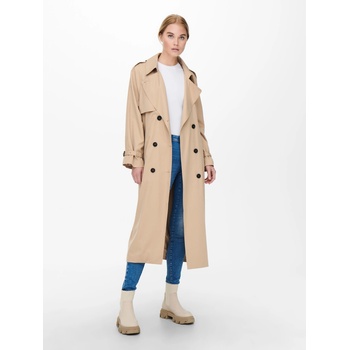 ONLY Бежово палто със свободна кройка и вратовръзка САМО Chloe ONLY | Bezhov | ЖЕНИ | L