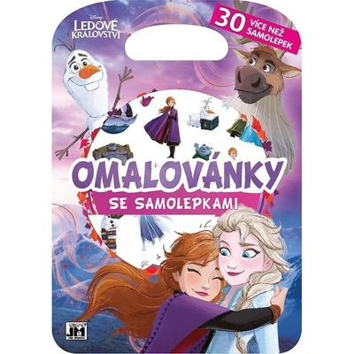 Ledové království Omalovánky se samolepkami