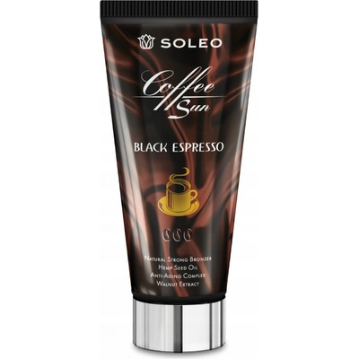Soleo Coffee Sun Black Espresso krém do solária 150 ml – Hledejceny.cz