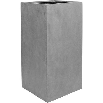 Pottery Pots květináč Bouvy L Grey Natural Fiberstone 40 x 40 x 80 cm