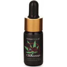 Bailly CBDkonopi CBD olej 2% až 30% 2% 10 ml