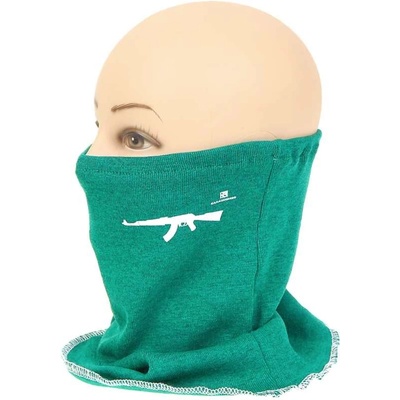 Nákrčník ako Rúško Kalašnikov ak47 Zelený