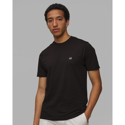C.p. Company pánské tričko 30/1 Jersey Back Goggle T-shirt V Černé