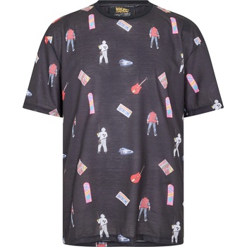 Criminal Damage Мъжка тениска Criminal Damage CriminalDamage Future Repeat Tee Mens - Black