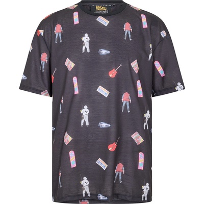 Criminal Damage Тениска Criminal Damage Men's Ftr Repeat T-Shirt - Black