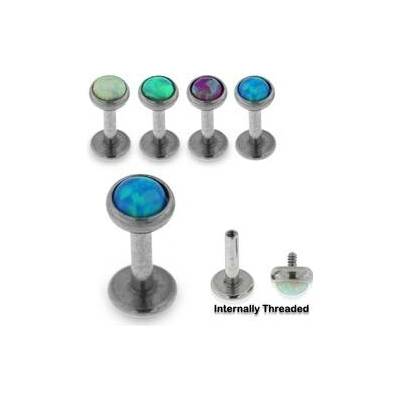 Piercingate labreta s opalovým kamínkem PLA00232 1