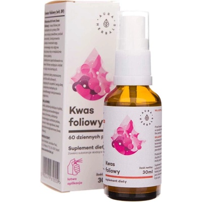 Aura Herbals Kyselina listová Vitamín B9 30 ml