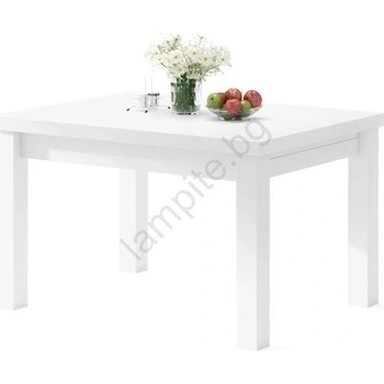 Mazzoni Разтегателна трапезна маса ralf за 12 души, бяла (mz0045)