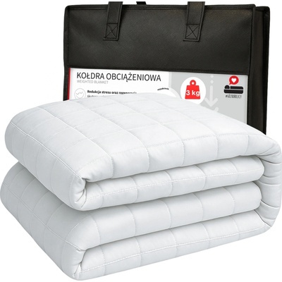 Łóżkoholicy Zátěžová deka 3 kg bílá 100x140