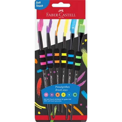 Faber-Castell Комплект четки, № 2-4-6-8-10-12, faber-castell (481622)