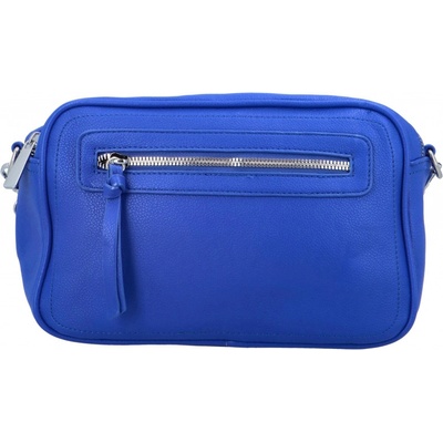 Příjemná dámská koženková crossbody Ivette výrazná modrá
