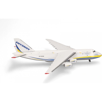 Herpa An-124-100M-150 Antonov Design Bureau 2010s Colors w. Be Brave Like Okhtyrka Notice 1:500
