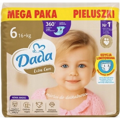 Dada Extra Care 6 extra large 16+ kg 94 ks
