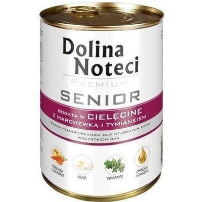 Dolina Noteci Premium Senior teľacie mrkva a tymián 24 x 400 g